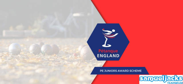 Junior awarded their Petanque England Skills White Award